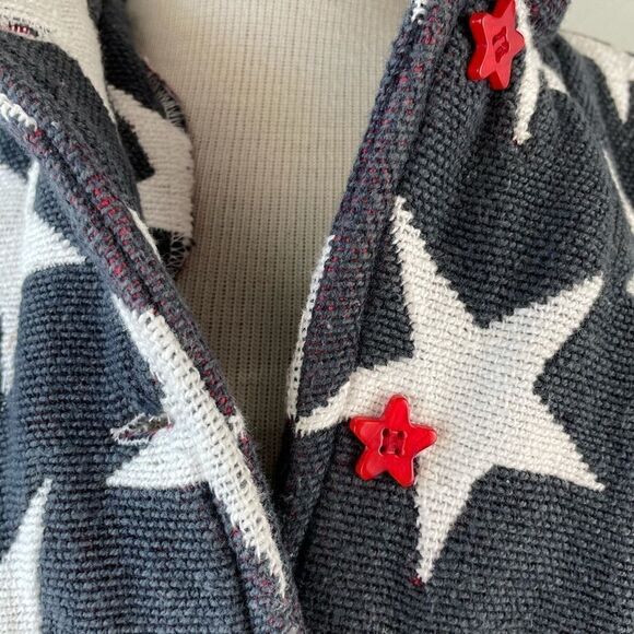 Roaman’s American Flag Themed Jacket EUC - Picture 3 of 8